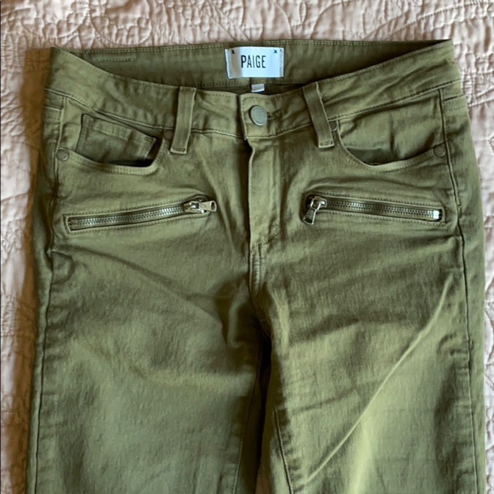Zipper Pocket Denim